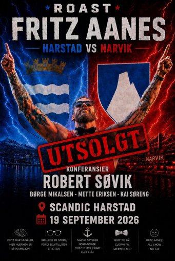 Roast - Fritz Aanes. Harstad VS Narvik
